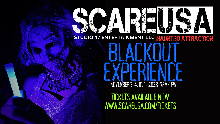 Scare USA Haunted Attraction Blackout Experience, Two Rivers, Wisconsin